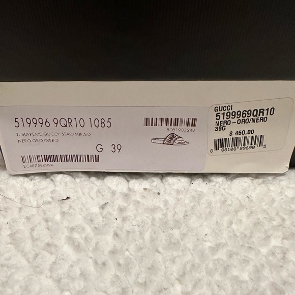 Gucci- T Supreme Guccy Star Slides